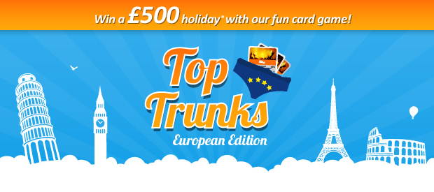 Top Trunks card game by Holiday Hypermarket