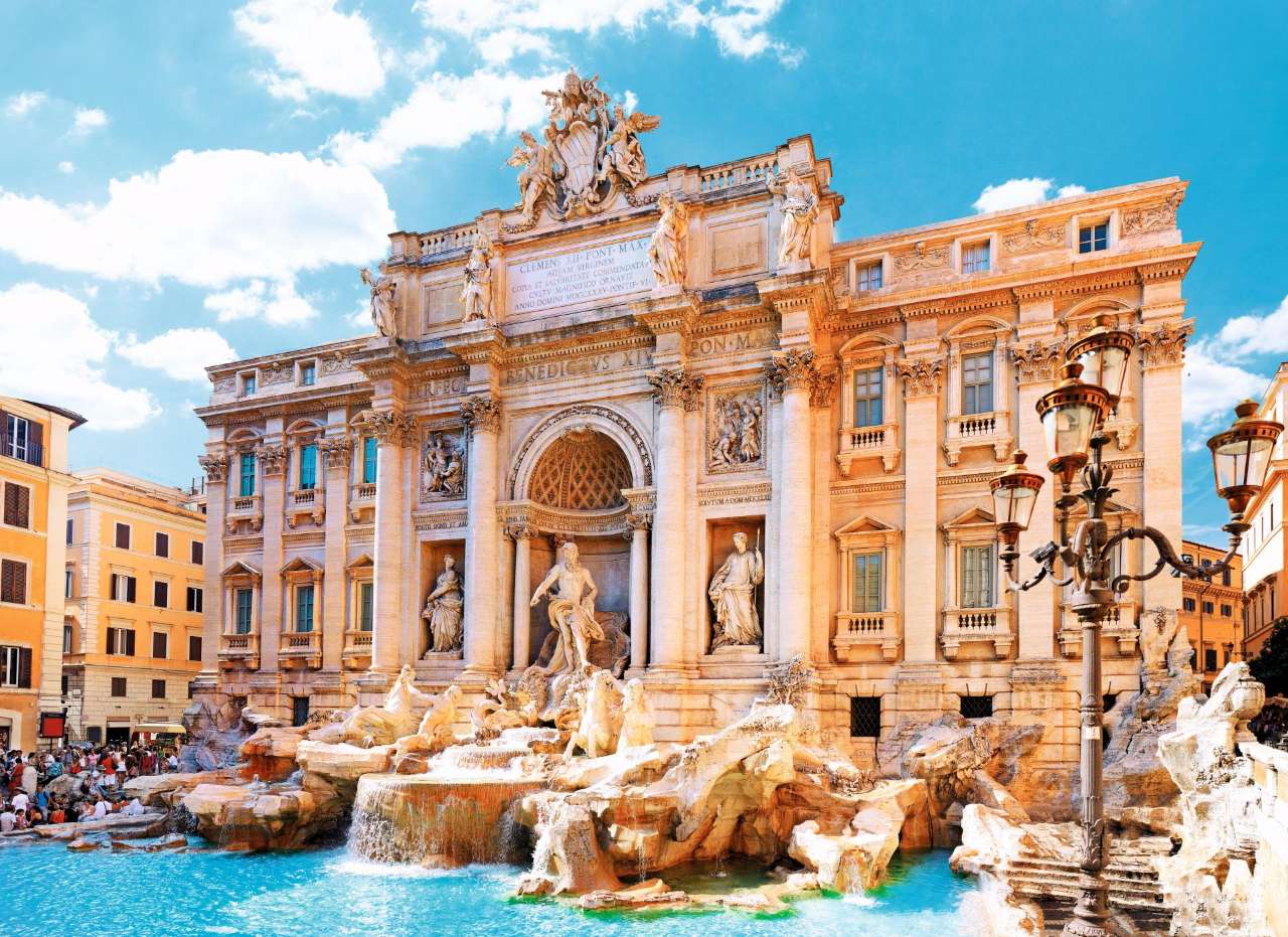 The Trevi Fountain in Italy