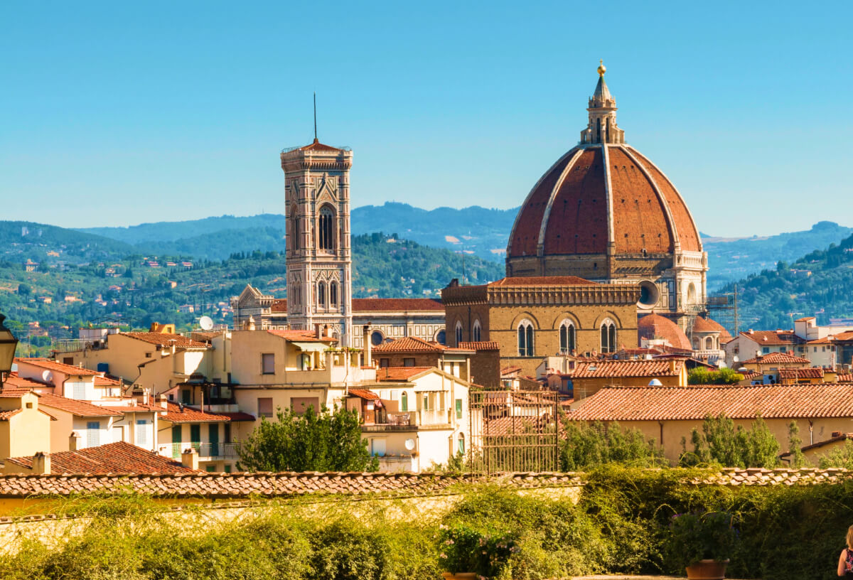 City of Florence from a distance