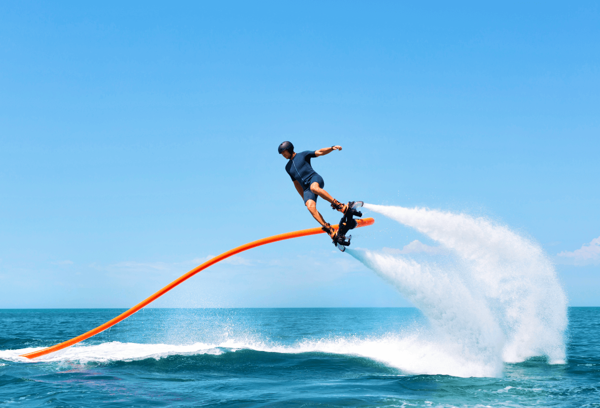 flyboarding in cape verde