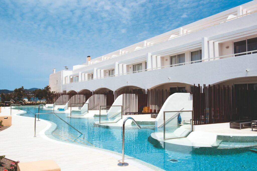 Swim up rooms at the Holiday Village Seaview in Ibiza