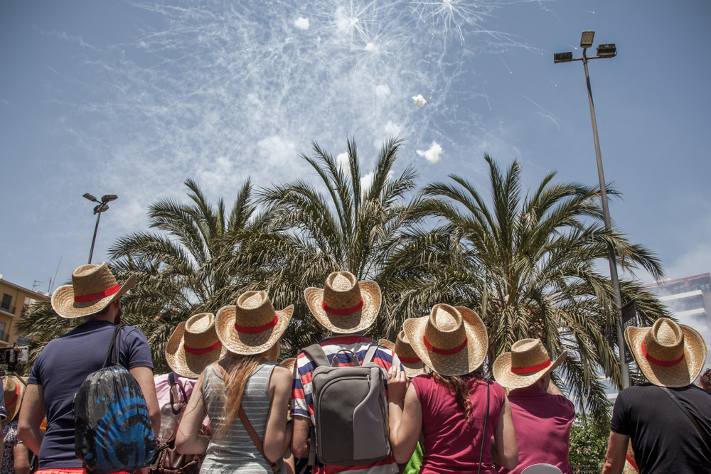Fallas Firework display in Valencia