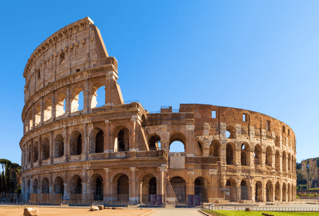 Colosseum with noone around